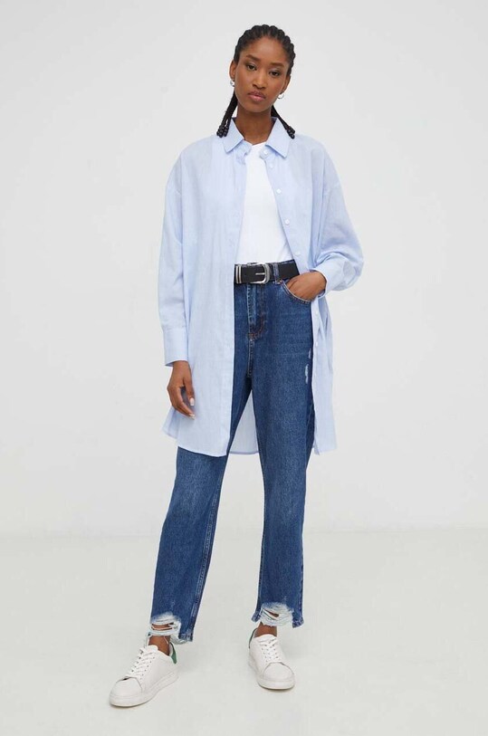 Answear Lab jeansy k22386.TW niebieski WZ23