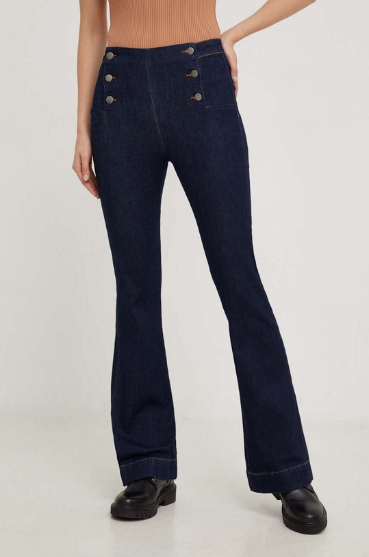 Answear Lab jeansy PREMIUM DENIM granatowy jd366bt.FKK