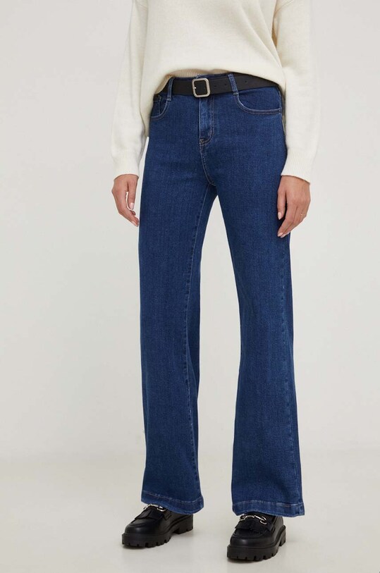 Answear Lab jeansy J014.hh granatowy WZ23