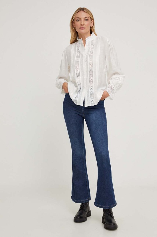 Answear Lab jeansy 10.hh granatowy WZ23