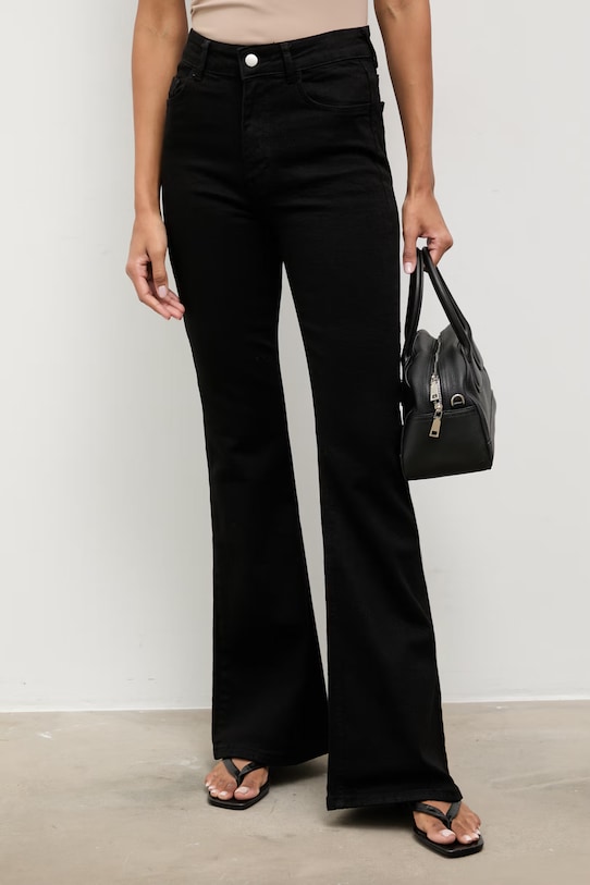 Джинси Answear.LAB чорний 10503.TWK