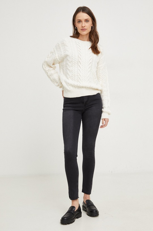 Answear Lab jeansy czarny d583.TWK