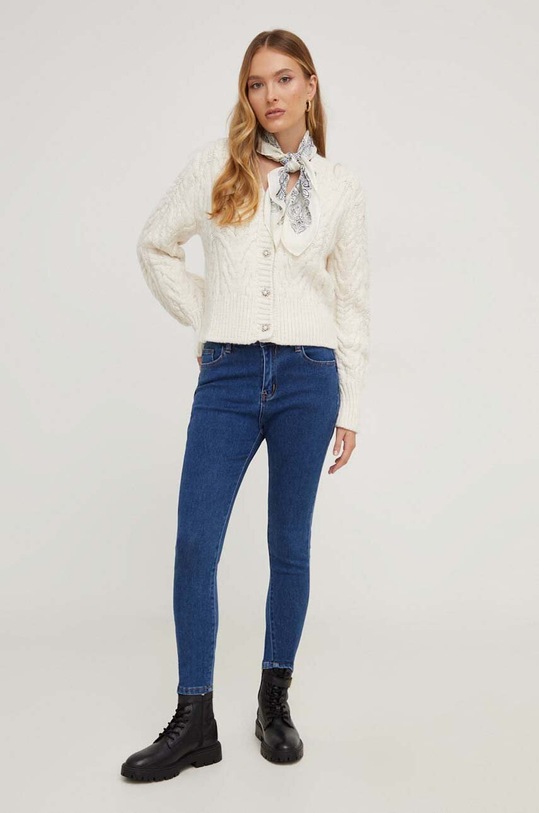 Answear Lab jeansy D4637.hjs niebieski WZ23