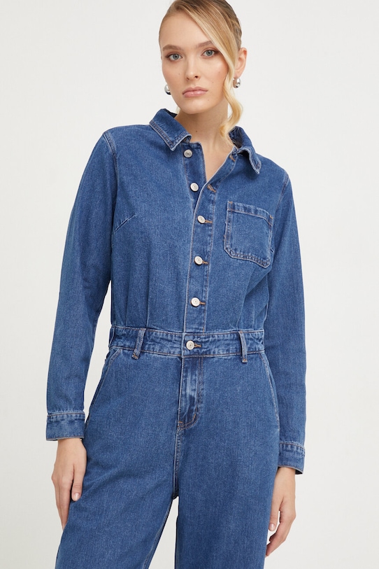 Džínový overal Answear.LAB JD492.fh modrá