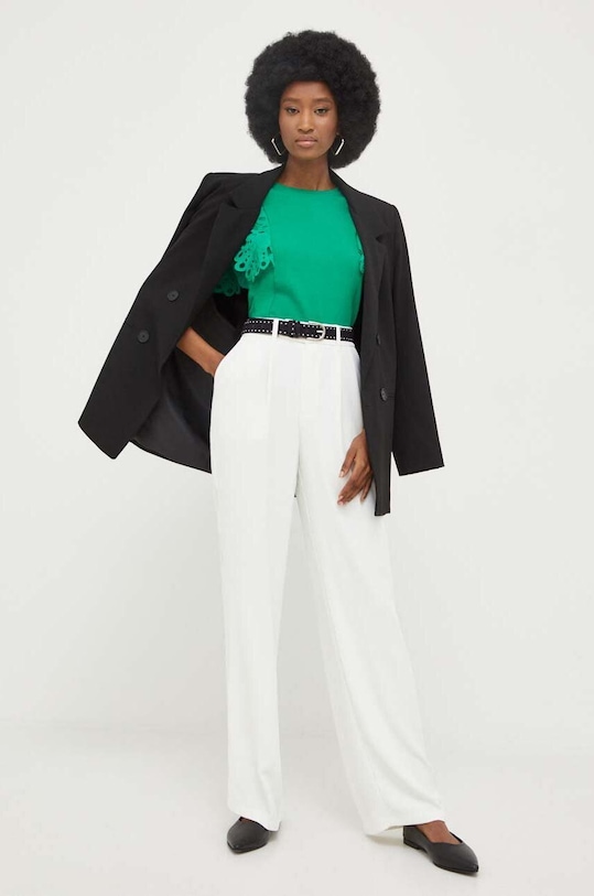 Answear Lab spodnie 23735.WK biały WZ23