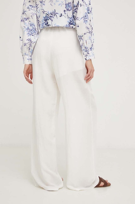 Odjeća Lanene hlače Answear.LAB 2390.IWK bijela