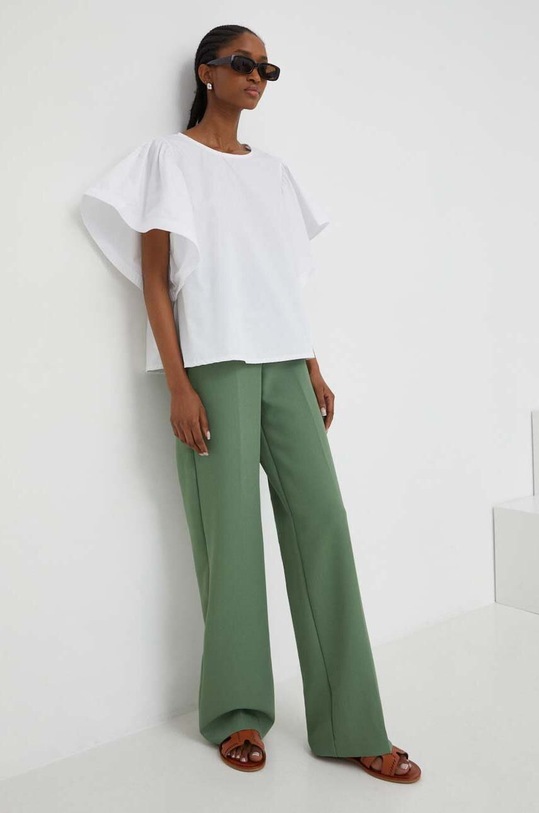 Брюки Answear.LAB 8010.tw зелёный WZ23