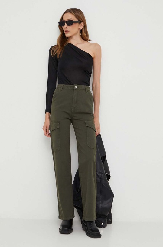 Answear.LAB nadrág ZH677935.HKK zöld WZ23