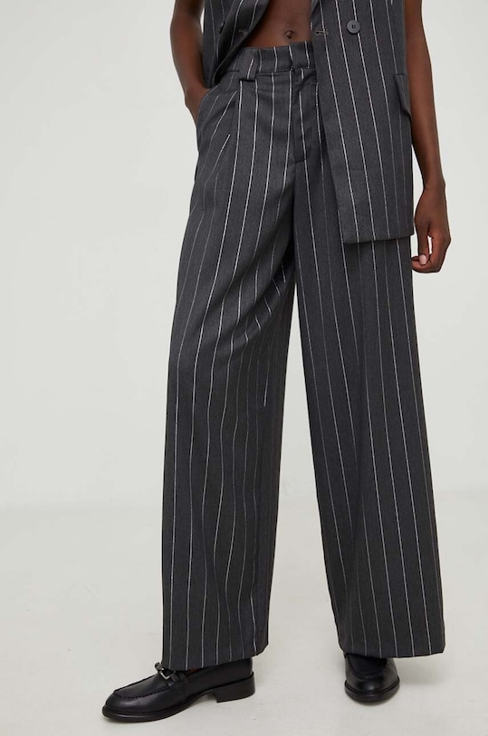 Answear Lab spodnie X kolekcja limitowana NO SHAME LD0069.HWK szary WZ23