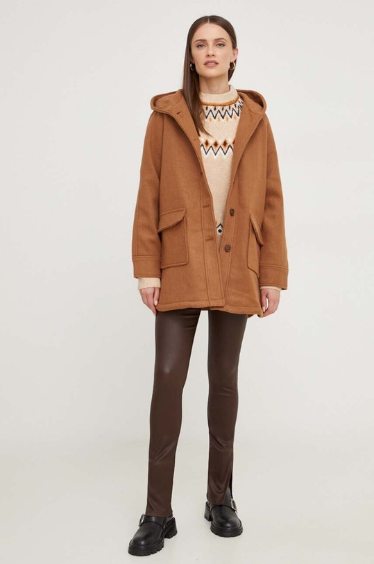 Answear Lab spodnie RD59953.HWK brązowy WZ23