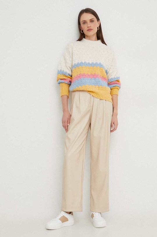 Answear.LAB spodnie 15055.tjs beżowy WZ23
