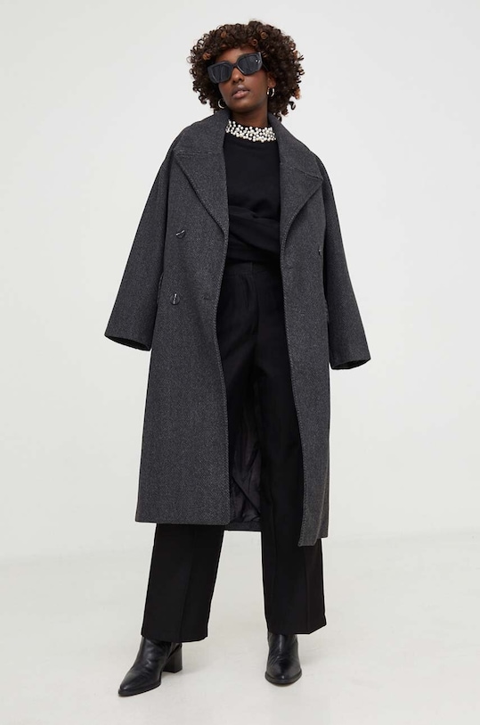 Kalhoty Answear.LAB P939.HWK černá WW24