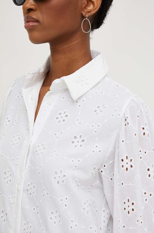 Βαμβακερό φόρεμα Answear.LAB 1280.db λευκό