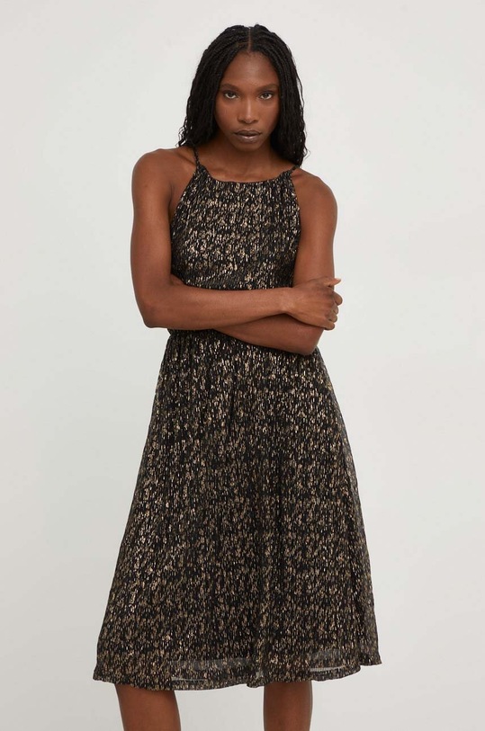 Answear Lab sukienka wzorzyste czarny NL222858.gdb