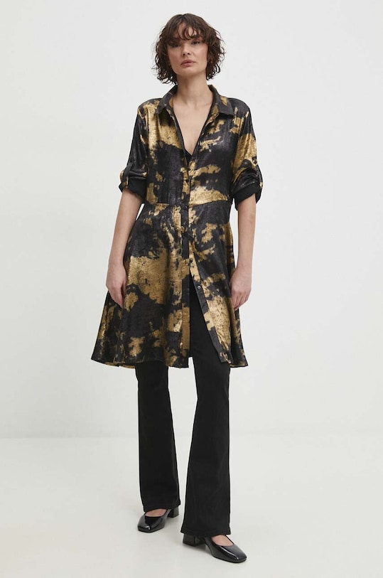 Answear Lab sukienka casual złoty 31732.HWK