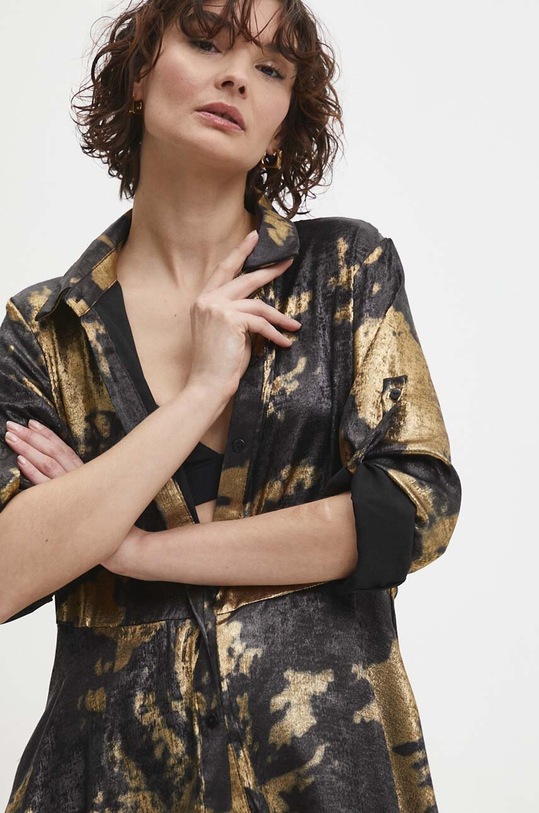 Answear Lab sukienka złoty 31732.HWK