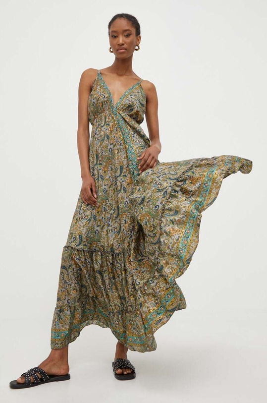 Шовкова сукня Answear Lab 154.2.WK зелений WZ23