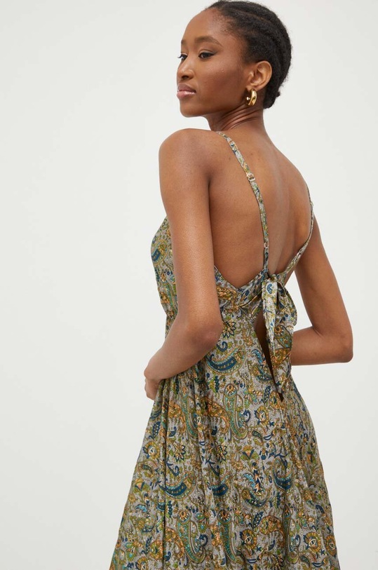 Шовкова сукня Answear Lab зелений 154.2.WK