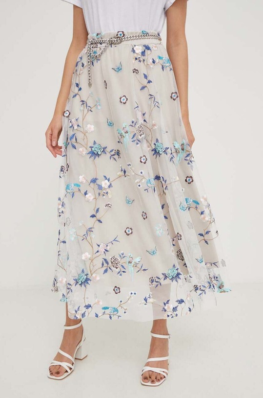 Answear Lab fustă 35823.KK alb WZ23