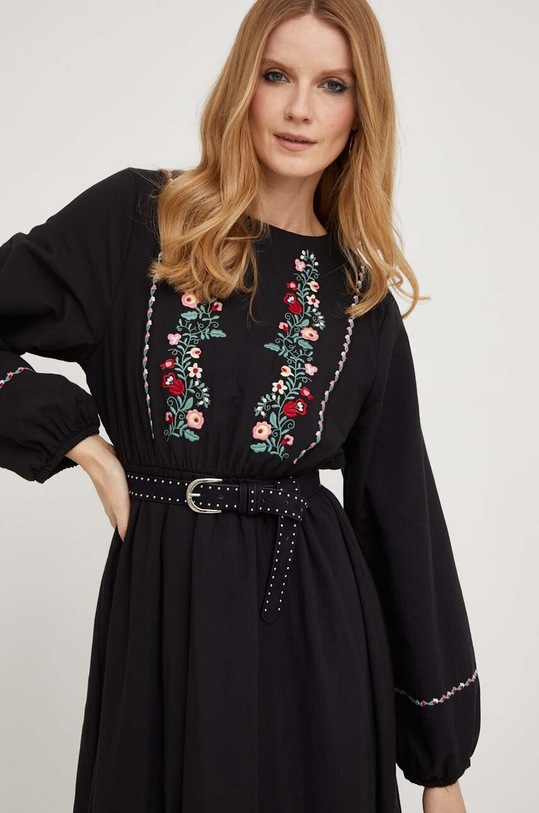 Answear.LAB vestito in cotone nero 16829.W