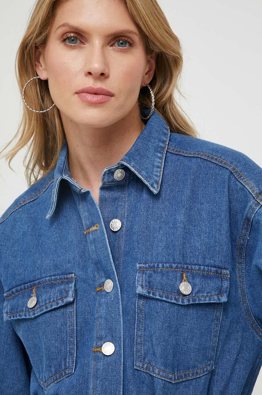 Answear Lab sukienka jeansowa PREMIUM DENIM niebieski 3589.fh