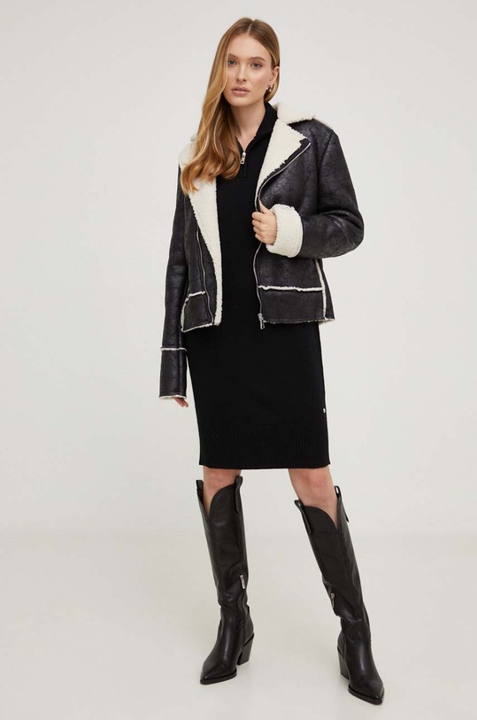 Φόρεμα Answear.LAB D93090R30409A1.WK μαύρο WZ23