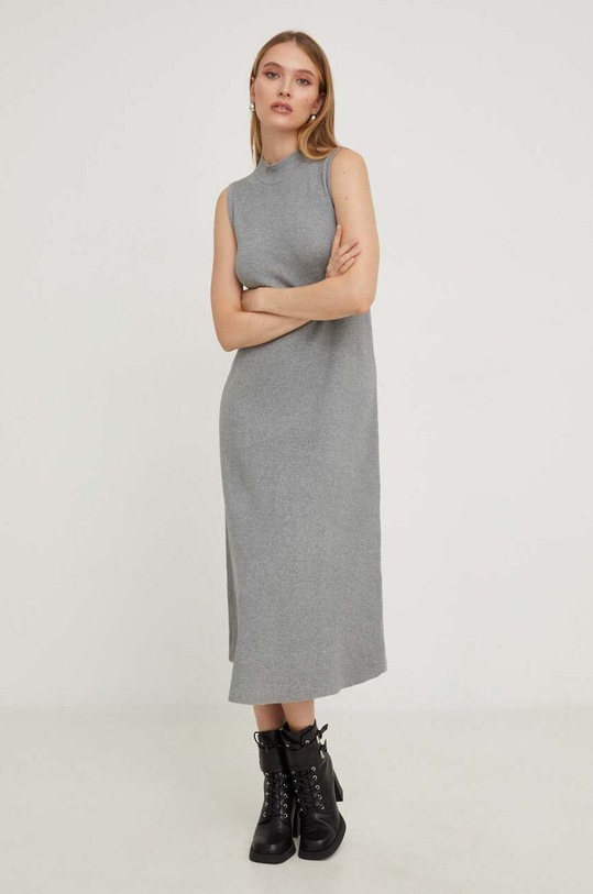 Answear Lab sukienka casual szary 86293.HKK