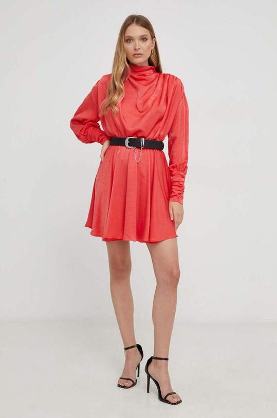 Šaty Answear.LAB sngl2.tjs červená WZ23