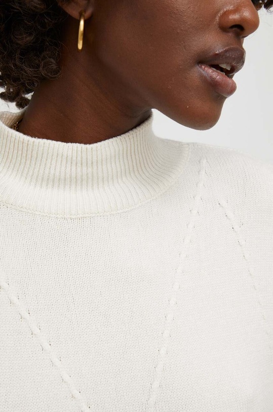 Answear Lab sukienka z domieszką wełny 8089.IWK beżowy