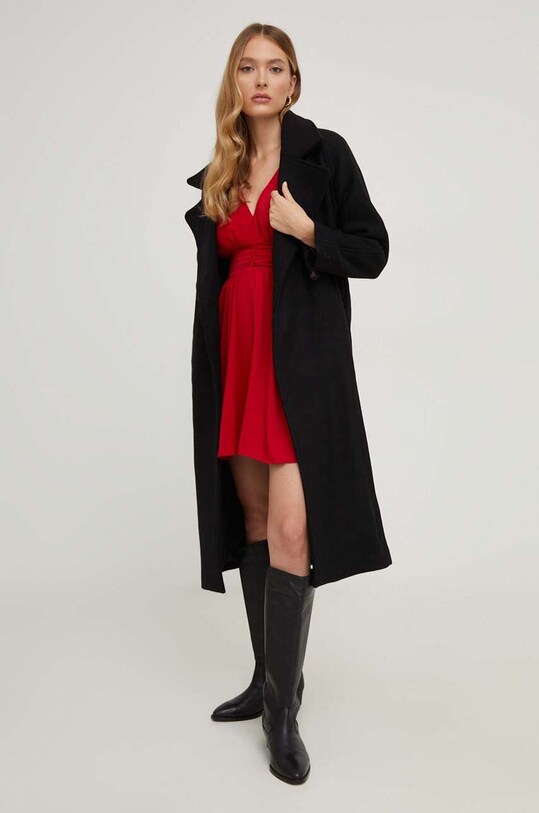 Answear Lab rochie 11140.TWK rosu WZ23
