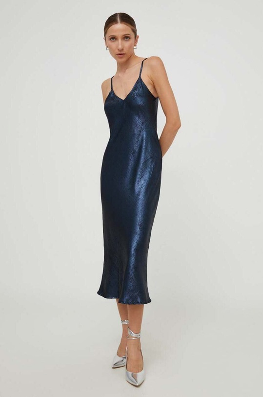 Answear Lab sukienka granatowy 91001.IWK