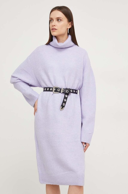 Answear Lab rochie din lână la2553.fh violet WZ23