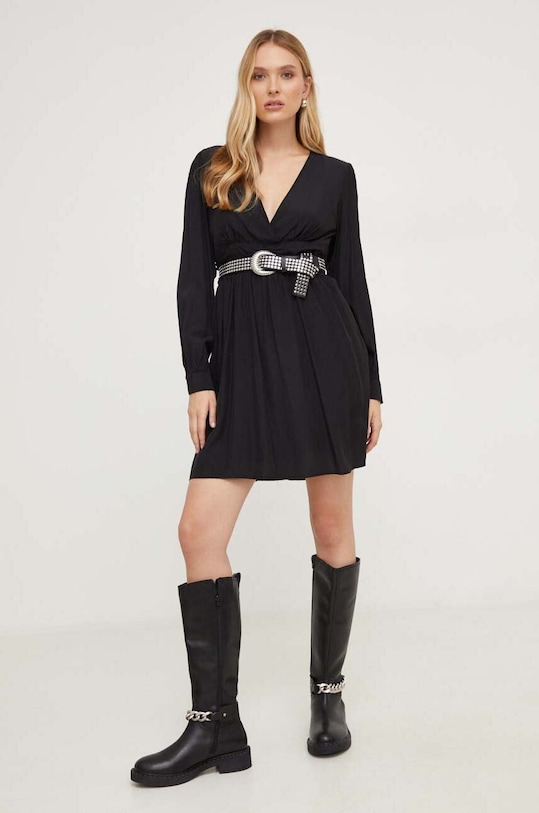 Answear.LAB sukienka 4000d.FKK czarny WZ23