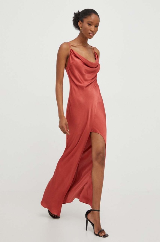 Answear Lab rochie maxi roz 587001.FKK