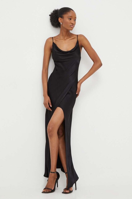 Šaty Answear.LAB maxi černá 587001.FKK