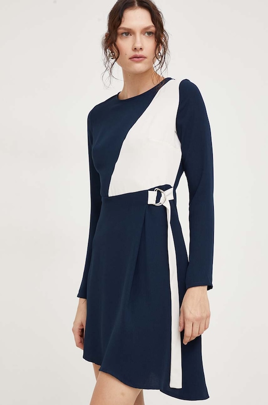 Answear.LAB sukienka sng9.su.tjs granatowy WZ23