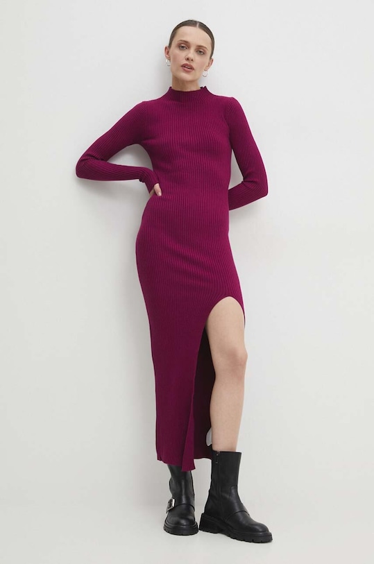 Answear Lab sukienka czerwony mc008.IWK