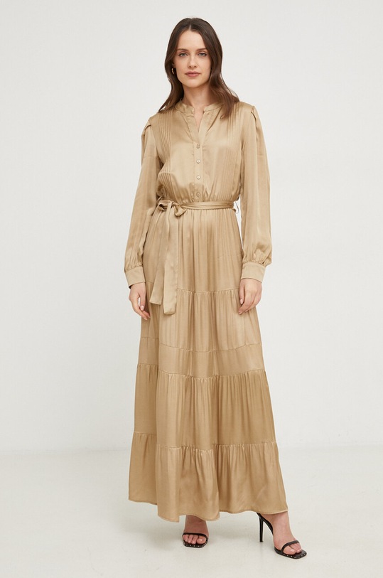 Answear Lab sukienka 55320.iw złoty WZ23