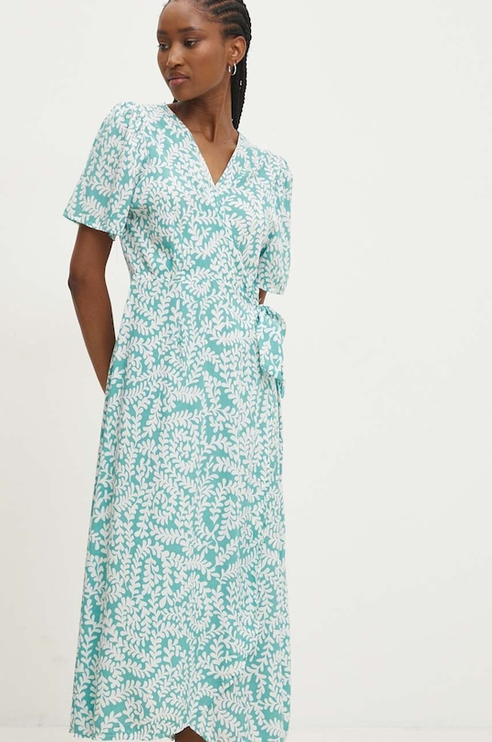 Answear Lab sukienka casual zielony Q866.HWK