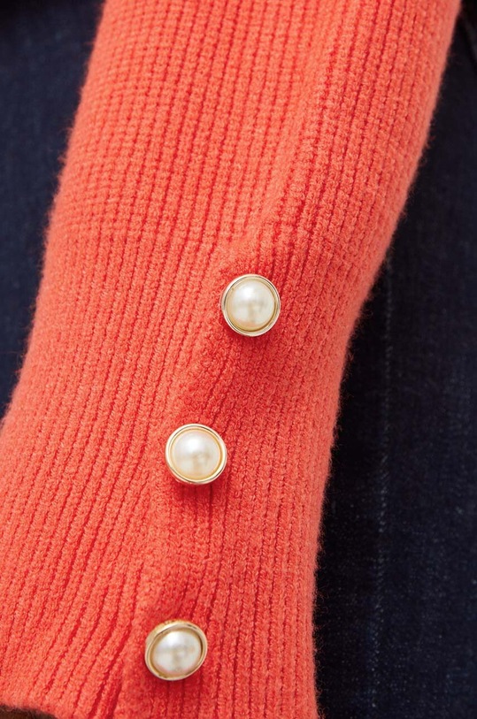 Pulover Answear.LAB QED2864.ORANGE.gdb oranžna