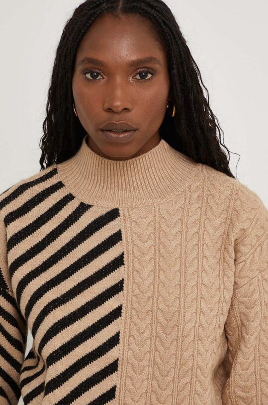 Answear Lab sweter pozostałe brązowy WF4771.1.gdb