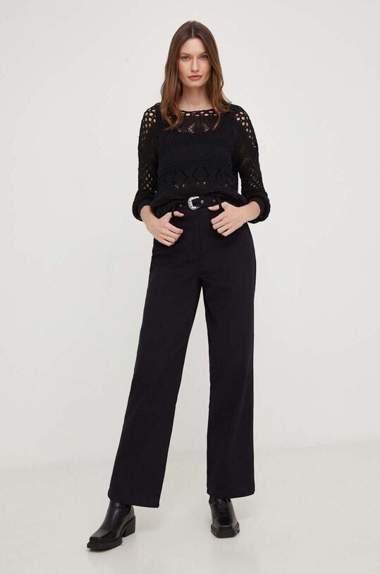Answear Lab sweter 3118.TKK czarny WZ23