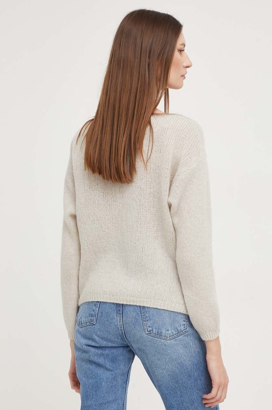 Odzież Answear Lab kardigan z wełną 20226.fdb beżowy