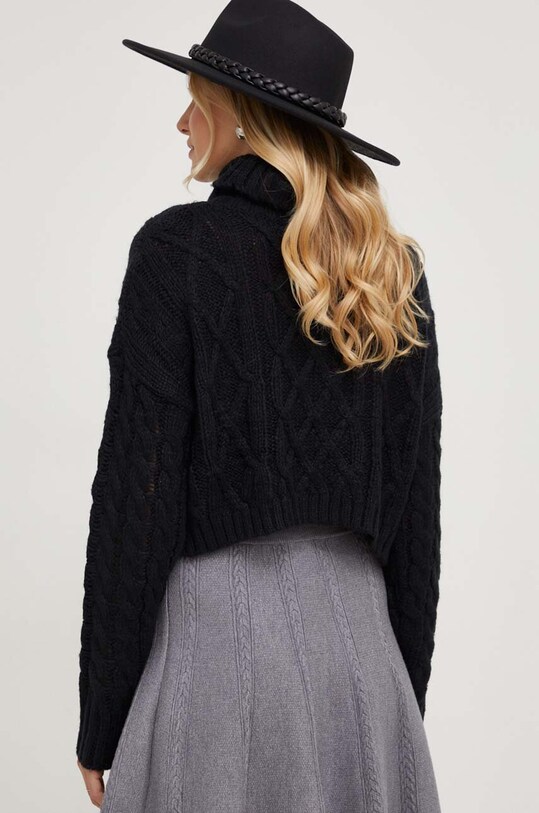 Odzież Answear Lab sweter z wełną 2364.FWK czarny