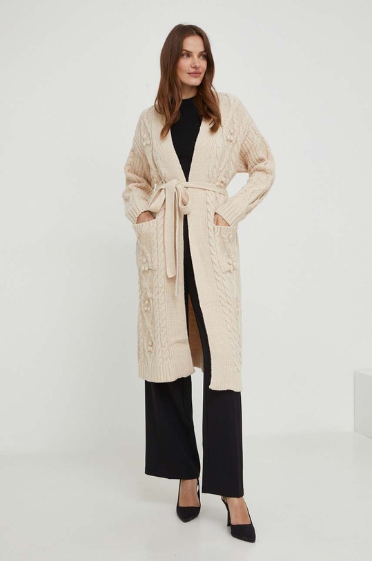 Answear Lab cardigan de lana bej JY8900.HKK