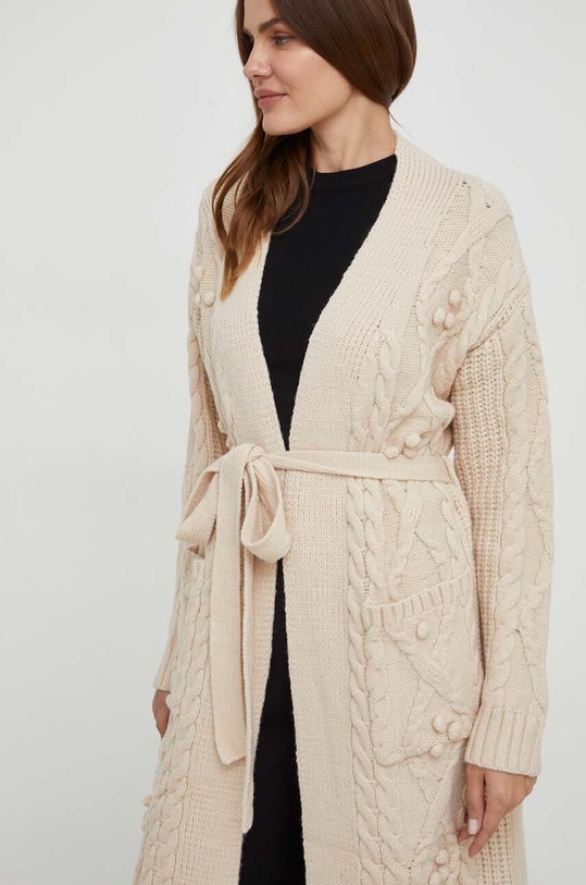 Answear Lab cardigan de lana JY8900.HKK bej