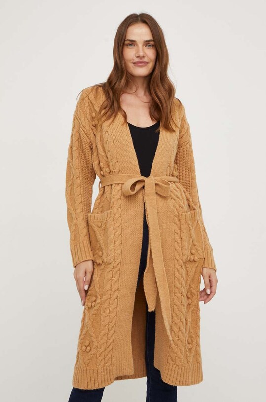 Дрехи Жилетка с вълна Answear Lab JY8900.HKK кафяв