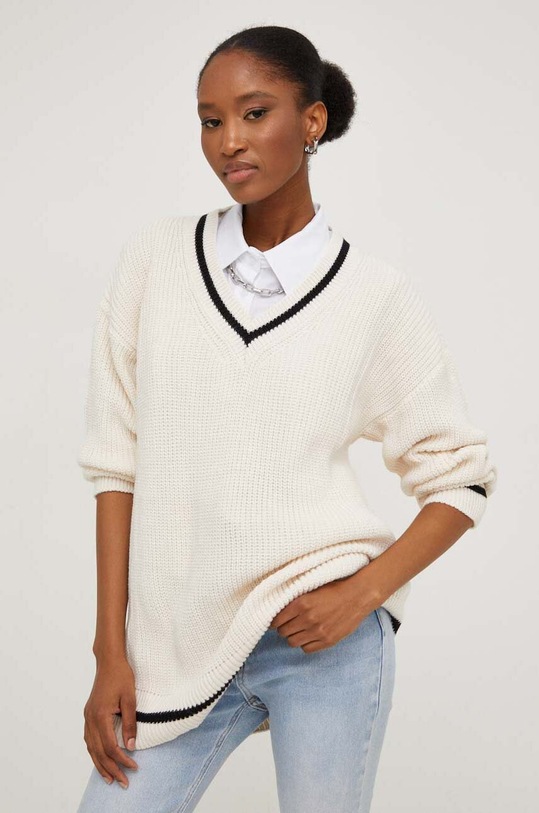 Πουλόβερ Answear.LAB άλλο μπεζ 221009.tdb