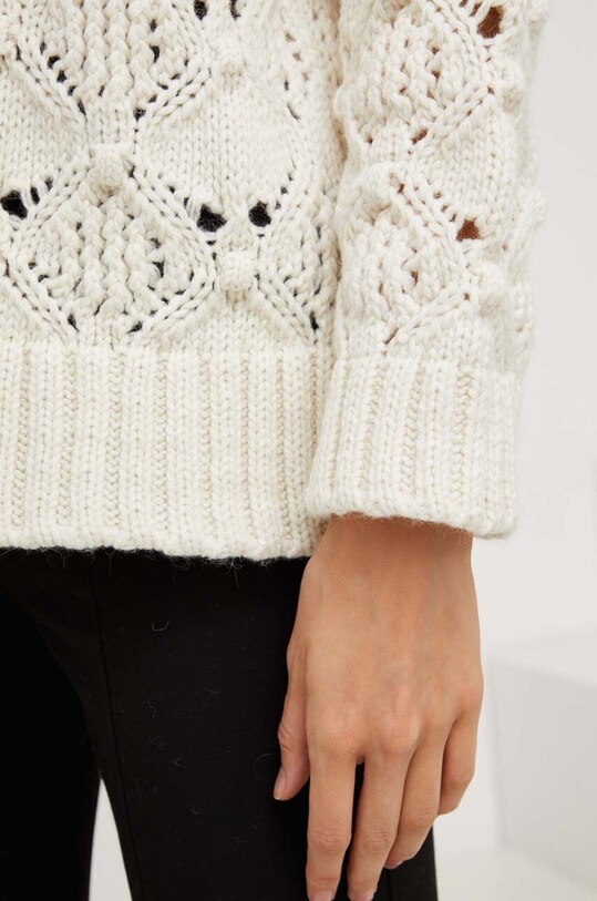 Свитер с шерстью Answear.LAB tt3683.TWK бежевый