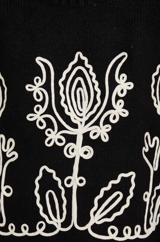 Μάλλινη μπλουζα Answear.LAB swe1.TWK μαύρο